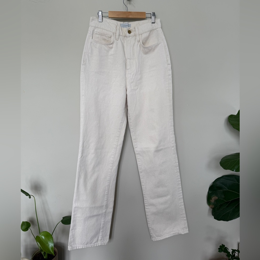 Triarchy Organic Cotton Straight-Leg Jeans | Size 27